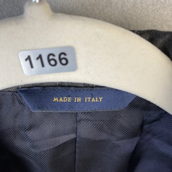 Brooks Brothers 1818 Regent Ethomas Jacket 41R Gray Striped 3 Button Italy Wool - Picture 3 of 16
